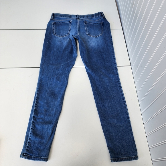 Isabel Maternity By Ingrid  Jeggings Jeans Womens Blue Denim Raw Sz 4 27R - Picture 8 of 10